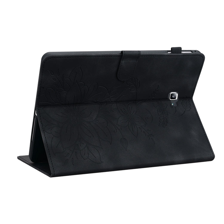 For Samsung Galaxy Tab A 10.1 2016 Lily Embossed Leather Tablet Case