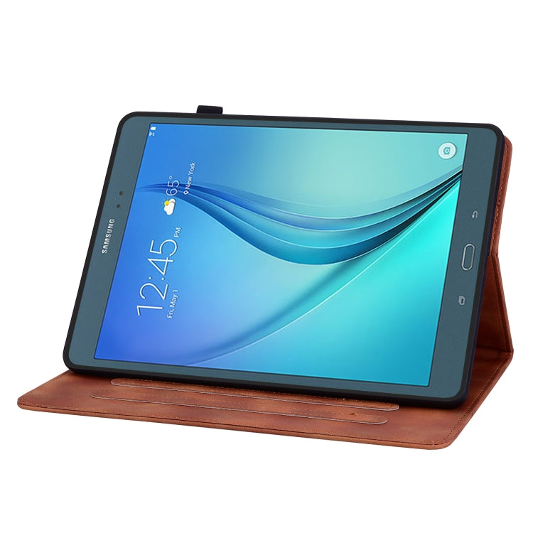For Samsung Galaxy Tab A 9.7 T550 T555 Lily Embossed Leather Tablet Case