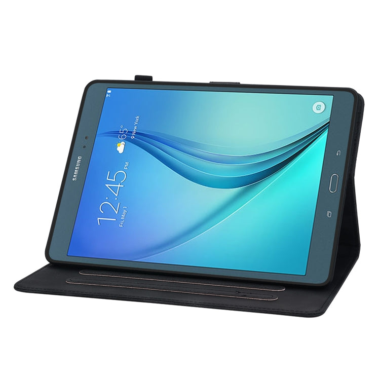 For Samsung Galaxy Tab A 9.7 T550 T555 Lily Embossed Leather Tablet Case