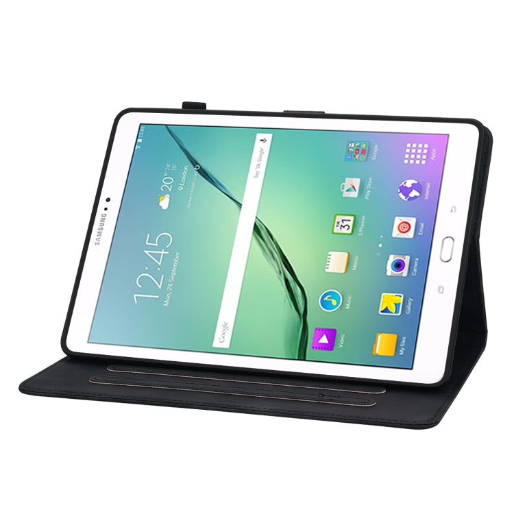 For Samsung Galaxy Tab S2 9.7 T810 T815 Lily Embossed Leather Tablet Case