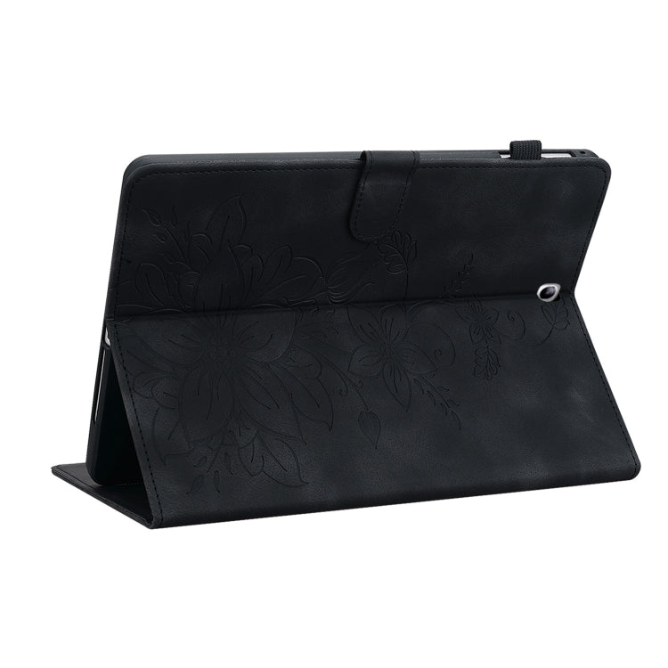 For Samsung Galaxy Tab S2 9.7 T810 T815 Lily Embossed Leather Tablet Case