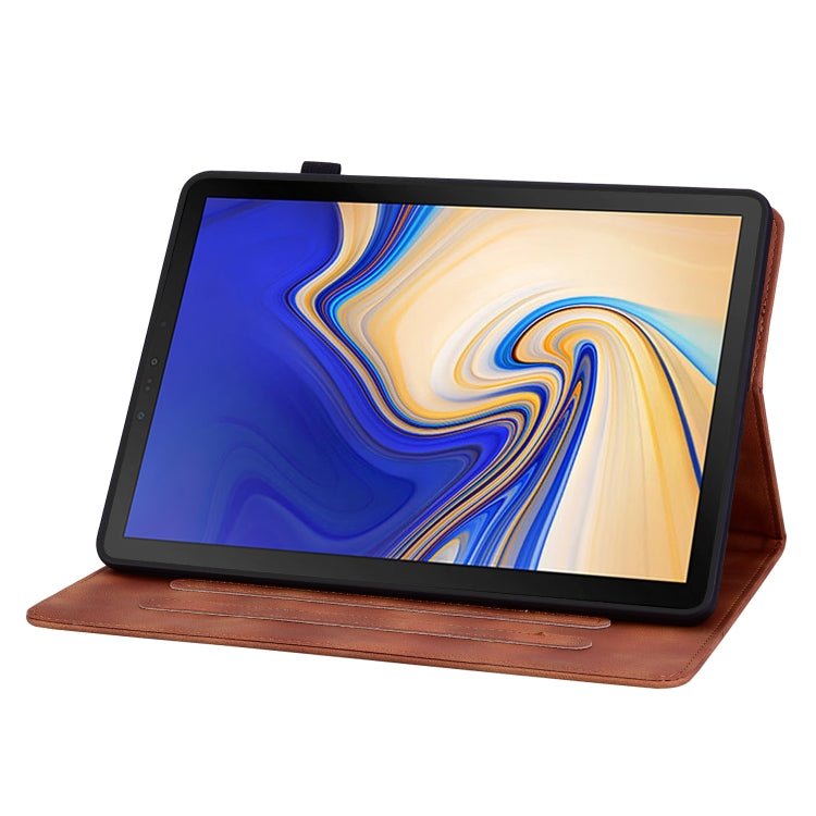 For Samsung Galaxy Tab S4 10.5 SM-T830/T835 Lily Embossed Leather Tablet Case