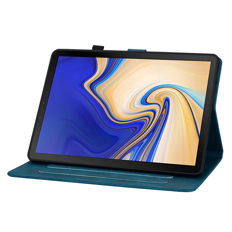 For Samsung Galaxy Tab S4 10.5 SM-T830/T835 Lily Embossed Leather Tablet Case