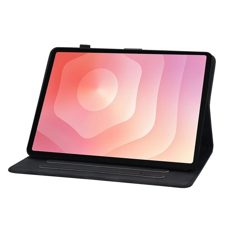 For Samsung Galaxy Tab S11 Lily Embossed Leather Tablet Case