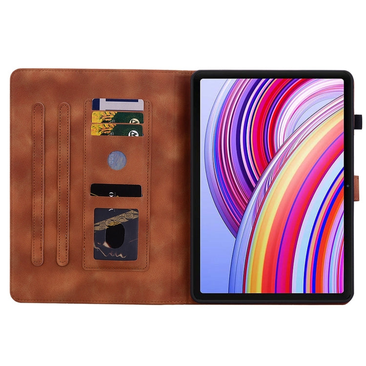 For Xiaomi Redmi Pad Pro 12.1 Lily Embossed Leather Tablet Case