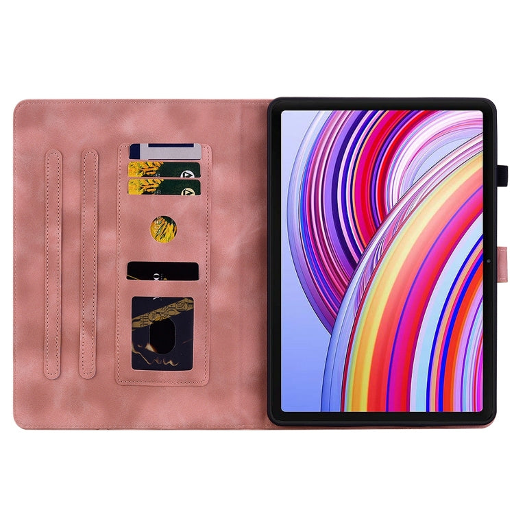 For Xiaomi Redmi Pad Pro 12.1 Lily Embossed Leather Tablet Case