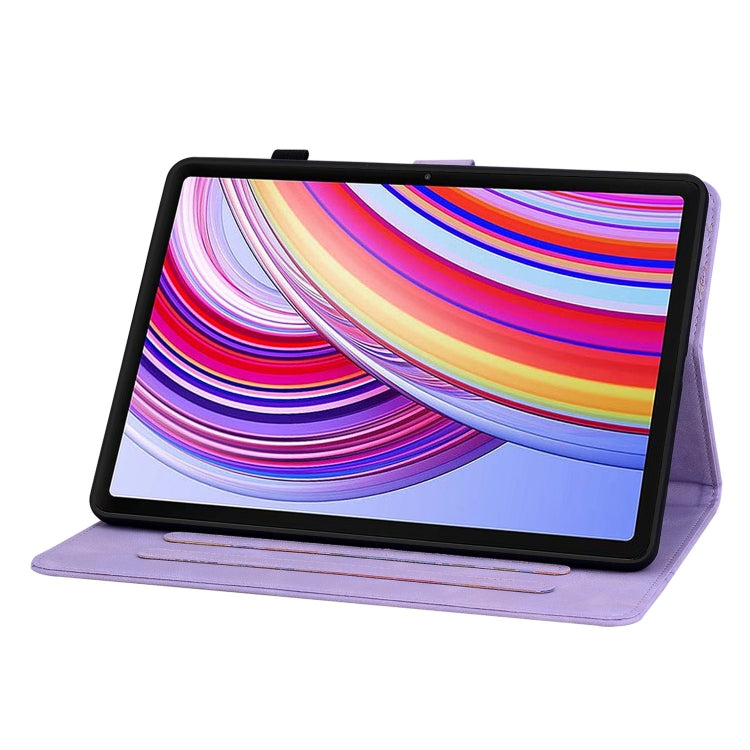 For Xiaomi Redmi Pad Pro 12.1 Lily Embossed Leather Tablet Case