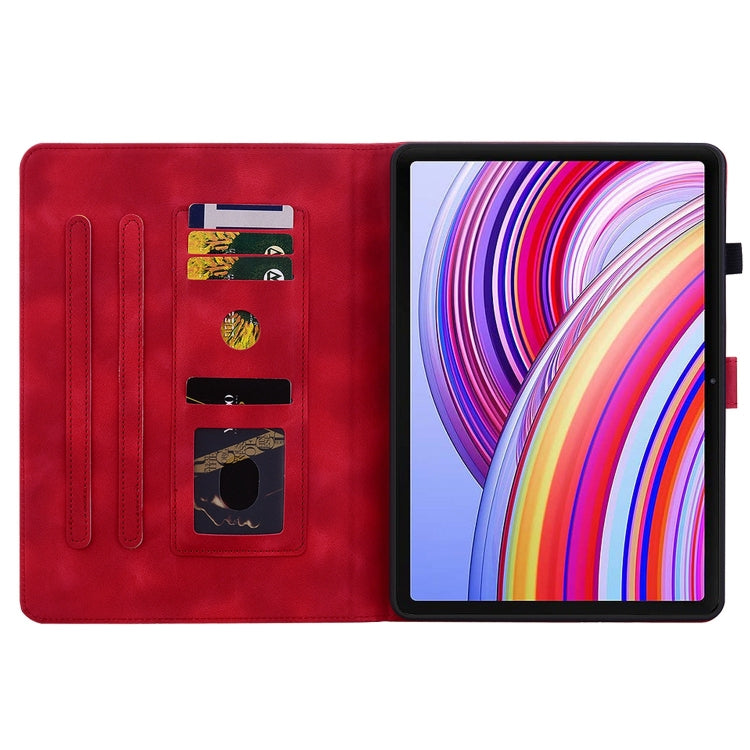 For Xiaomi Redmi Pad Pro 12.1 Lily Embossed Leather Tablet Case