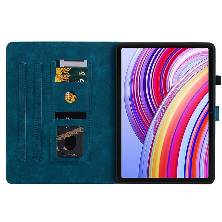 For Xiaomi Redmi Pad Pro 12.1 Lily Embossed Leather Tablet Case