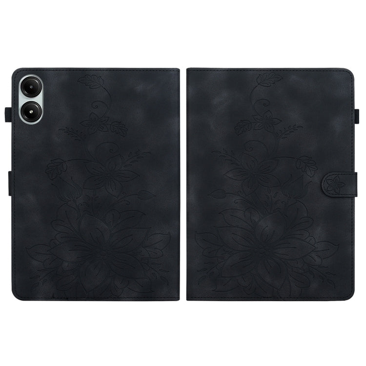 For Xiaomi Redmi Pad Pro 12.1 Lily Embossed Leather Tablet Case