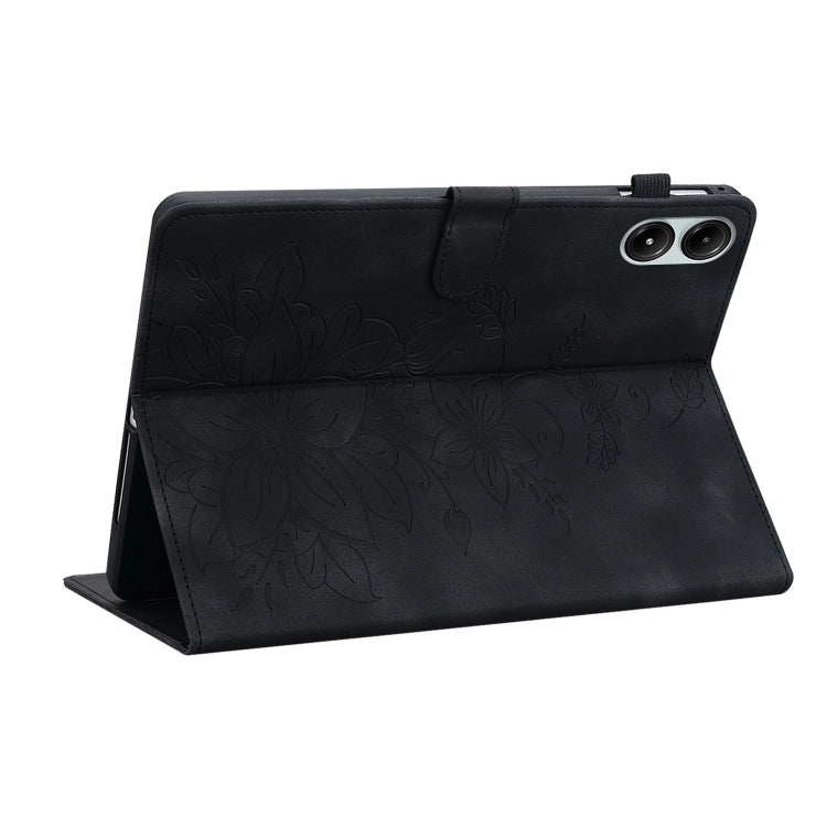 For Xiaomi Redmi Pad Pro 12.1 Lily Embossed Leather Tablet Case