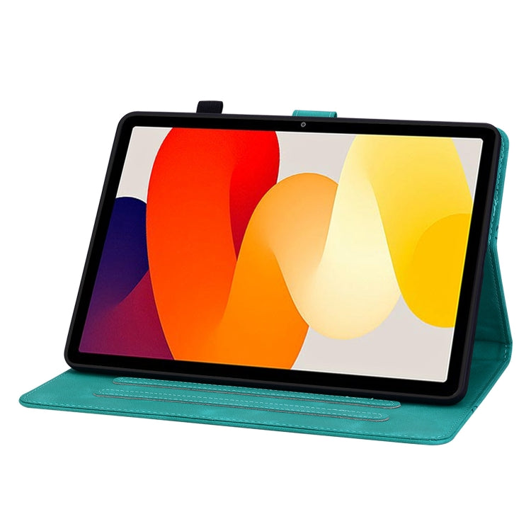 For Xiaomi Redmi Pad SE Lily Embossed Leather Tablet Case