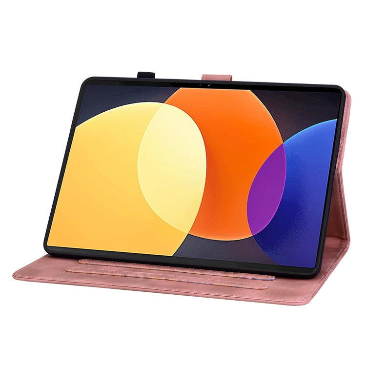 For Xiaomi Redmi Pad 10.61 Lily Embossed Leather Tablet Case