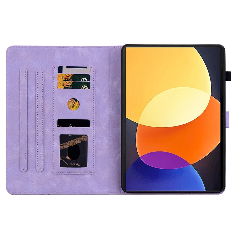 For Xiaomi Redmi Pad 10.61 Lily Embossed Leather Tablet Case