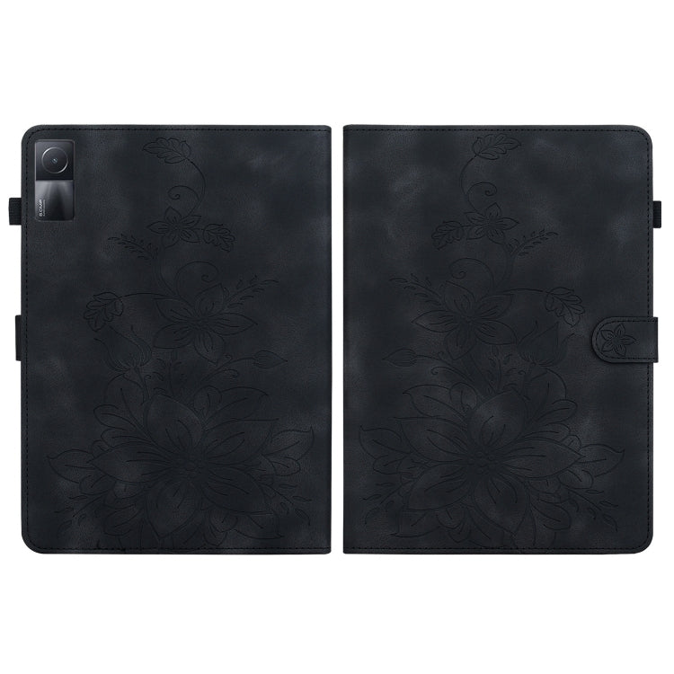 For Xiaomi Redmi Pad 10.61 Lily Embossed Leather Tablet Case