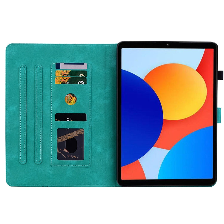 For Xiaomi Redmi Pad SE 8.7 Lily Embossed Leather Tablet Case