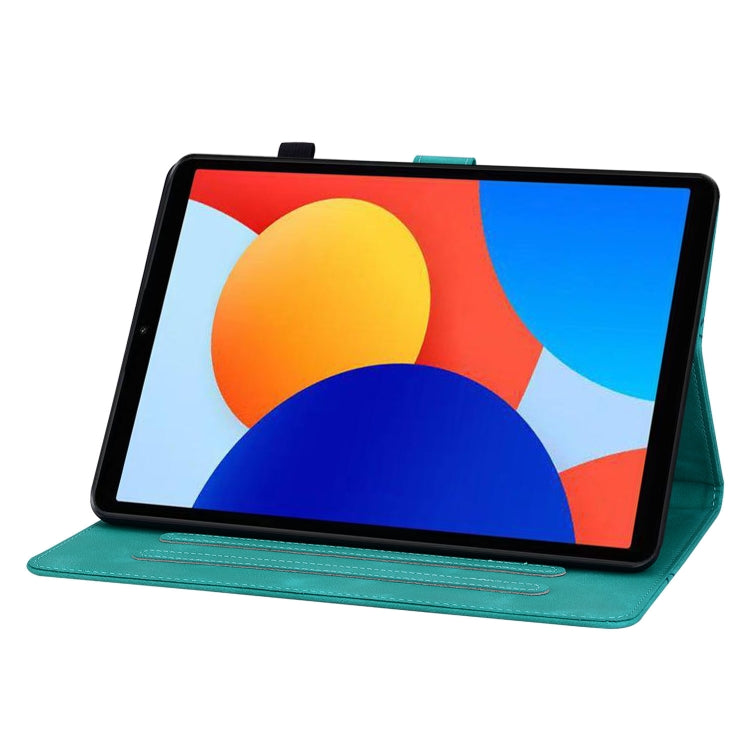 For Xiaomi Redmi Pad SE 8.7 Lily Embossed Leather Tablet Case