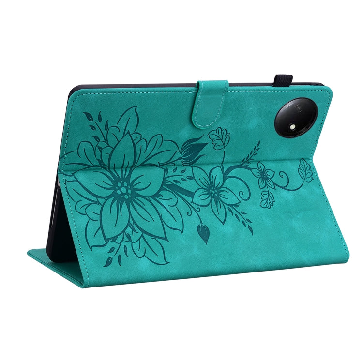 For Xiaomi Redmi Pad SE 8.7 Lily Embossed Leather Tablet Case