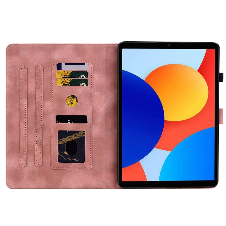 For Xiaomi Redmi Pad SE 8.7 Lily Embossed Leather Tablet Case