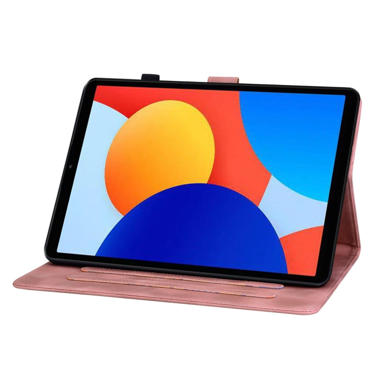 For Xiaomi Redmi Pad SE 8.7 Lily Embossed Leather Tablet Case