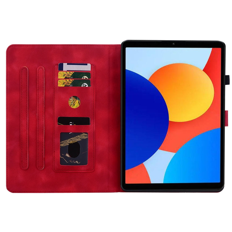 For Xiaomi Redmi Pad SE 8.7 Lily Embossed Leather Tablet Case