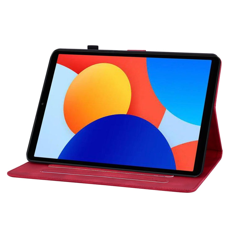 For Xiaomi Redmi Pad SE 8.7 Lily Embossed Leather Tablet Case