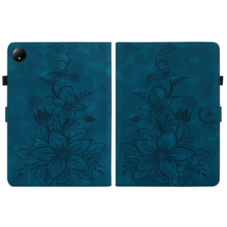 For Xiaomi Redmi Pad SE 8.7 Lily Embossed Leather Tablet Case