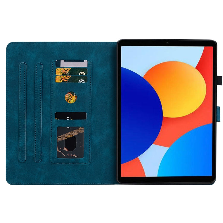 For Xiaomi Redmi Pad SE 8.7 Lily Embossed Leather Tablet Case