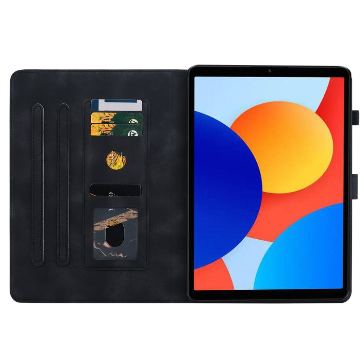 For Xiaomi Redmi Pad SE 8.7 Lily Embossed Leather Tablet Case