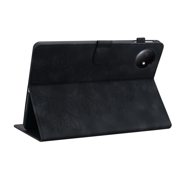 For Xiaomi Redmi Pad SE 8.7 Lily Embossed Leather Tablet Case