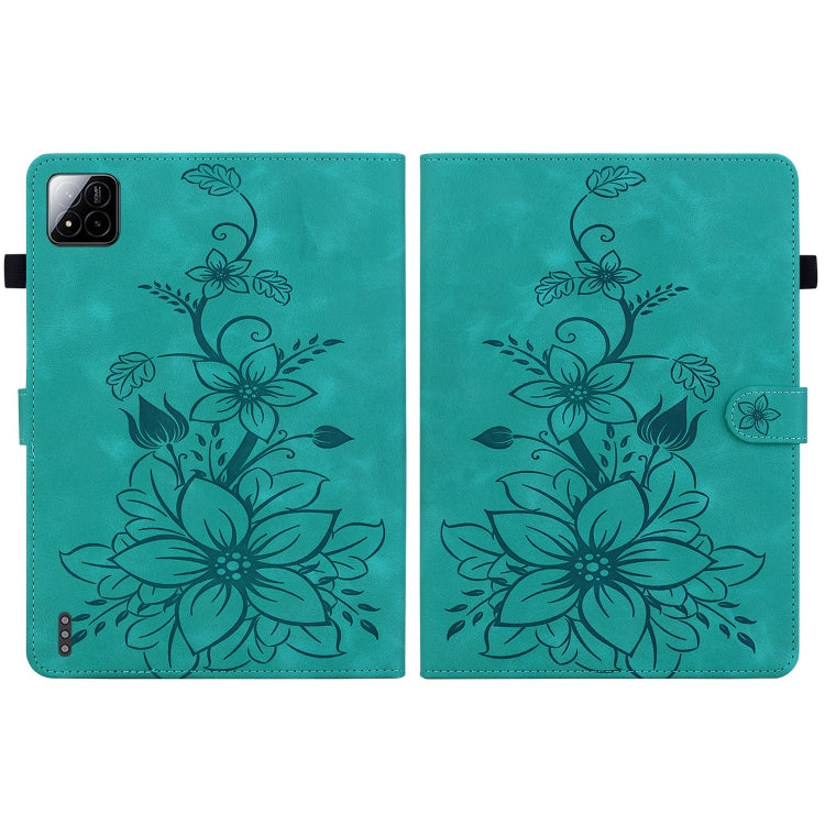 For Xiaomi Pad 7 / Pad 7 Pro Lily Embossed Leather Tablet Case