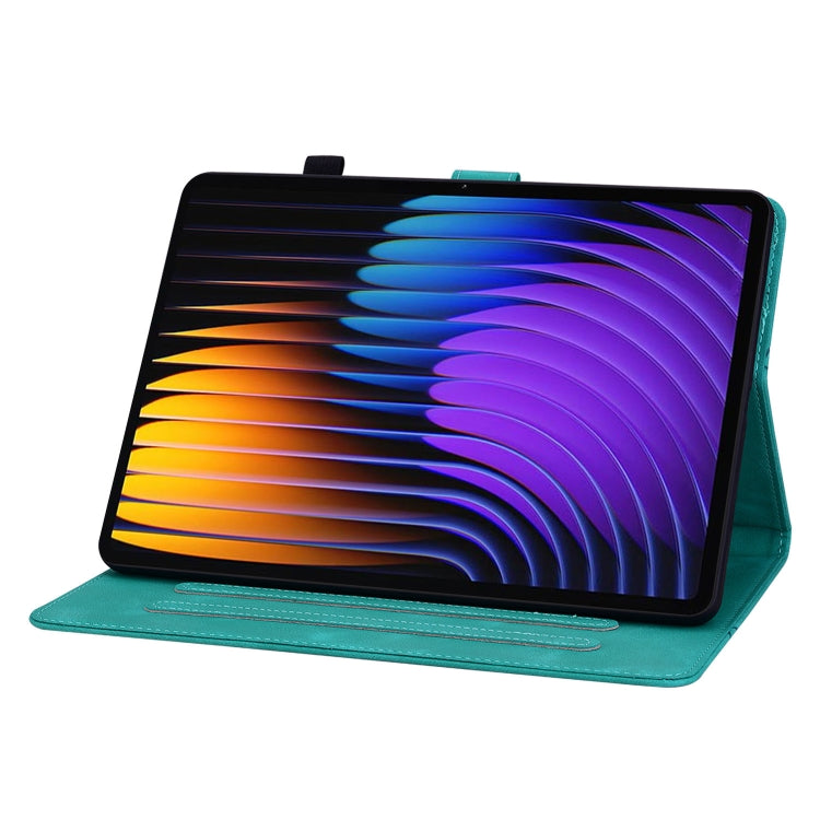 For Xiaomi Pad 7 / Pad 7 Pro Lily Embossed Leather Tablet Case