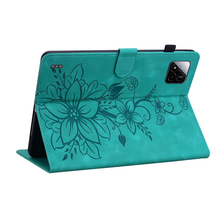For Xiaomi Pad 7 / Pad 7 Pro Lily Embossed Leather Tablet Case