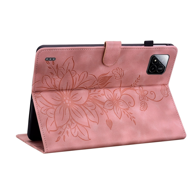 For Xiaomi Pad 7 / Pad 7 Pro Lily Embossed Leather Tablet Case