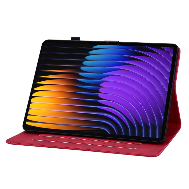 For Xiaomi Pad 7 / Pad 7 Pro Lily Embossed Leather Tablet Case