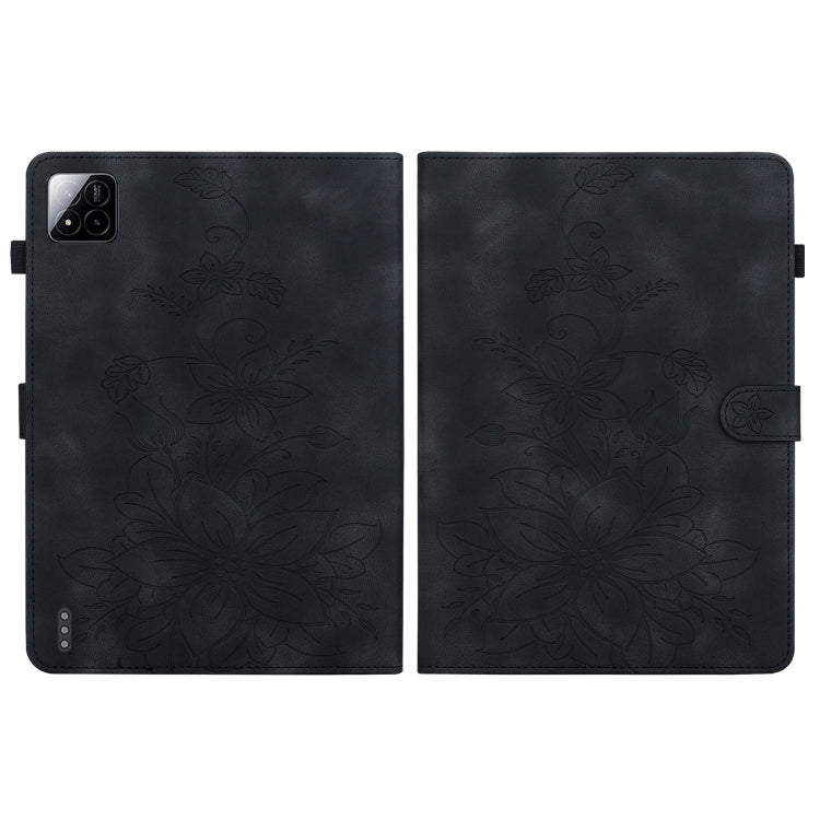 For Xiaomi Pad 7 / Pad 7 Pro Lily Embossed Leather Tablet Case