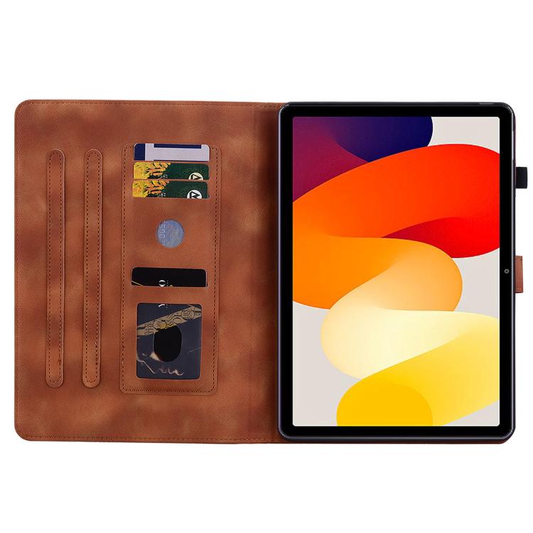 For Redmi Pad 2 / Redmi Pad SE 11 2025 Lily Embossed Leather Tablet Case