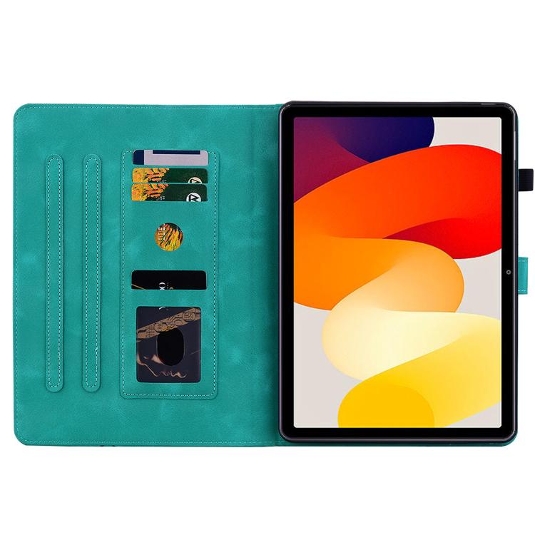 For Redmi Pad 2 / Redmi Pad SE 11 2025 Lily Embossed Leather Tablet Case
