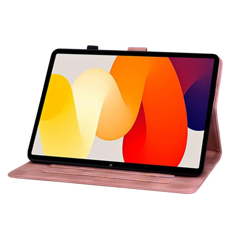 For Redmi Pad 2 / Redmi Pad SE 11 2025 Lily Embossed Leather Tablet Case