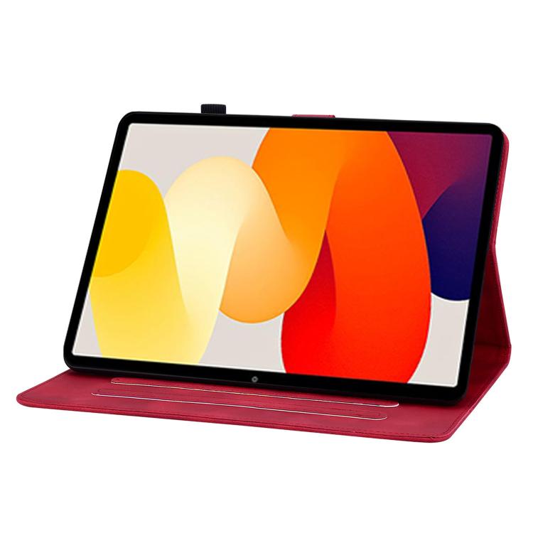 For Redmi Pad 2 / Redmi Pad SE 11 2025 Lily Embossed Leather Tablet Case