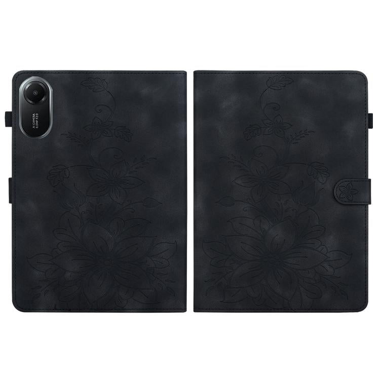 For Redmi Pad 2 / Redmi Pad SE 11 2025 Lily Embossed Leather Tablet Case