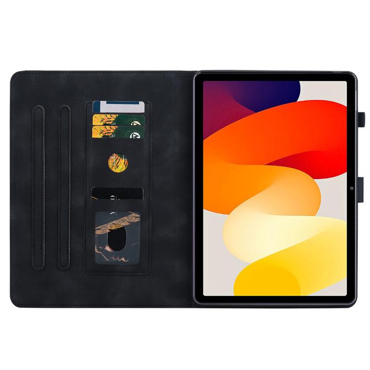 For Redmi Pad 2 / Redmi Pad SE 11 2025 Lily Embossed Leather Tablet Case