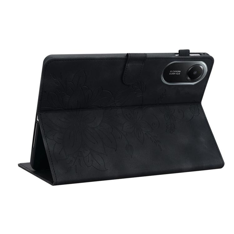 For Redmi Pad 2 / Redmi Pad SE 11 2025 Lily Embossed Leather Tablet Case