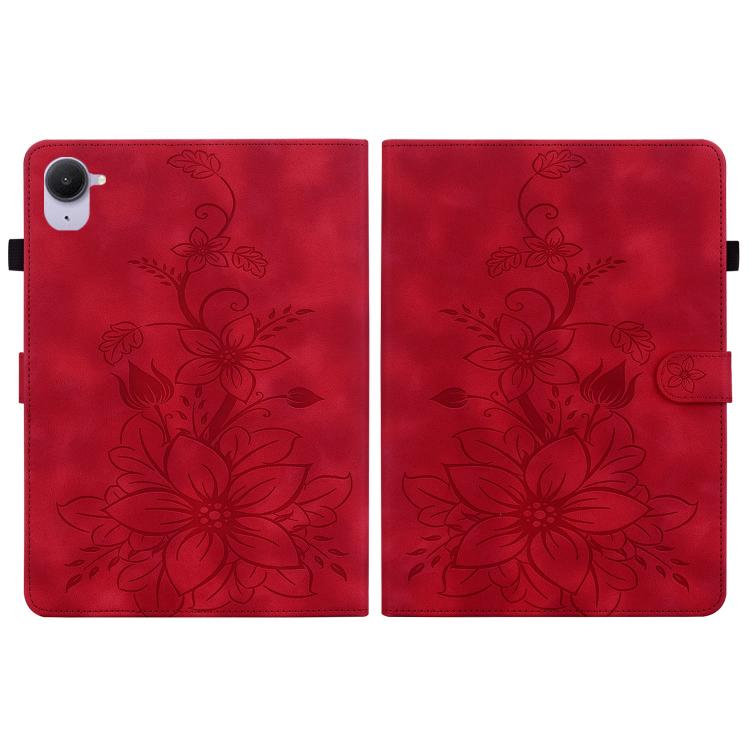 For Xiaomi Redmi K Pad 8.8 inch Lily Embossed Leather Tablet Case