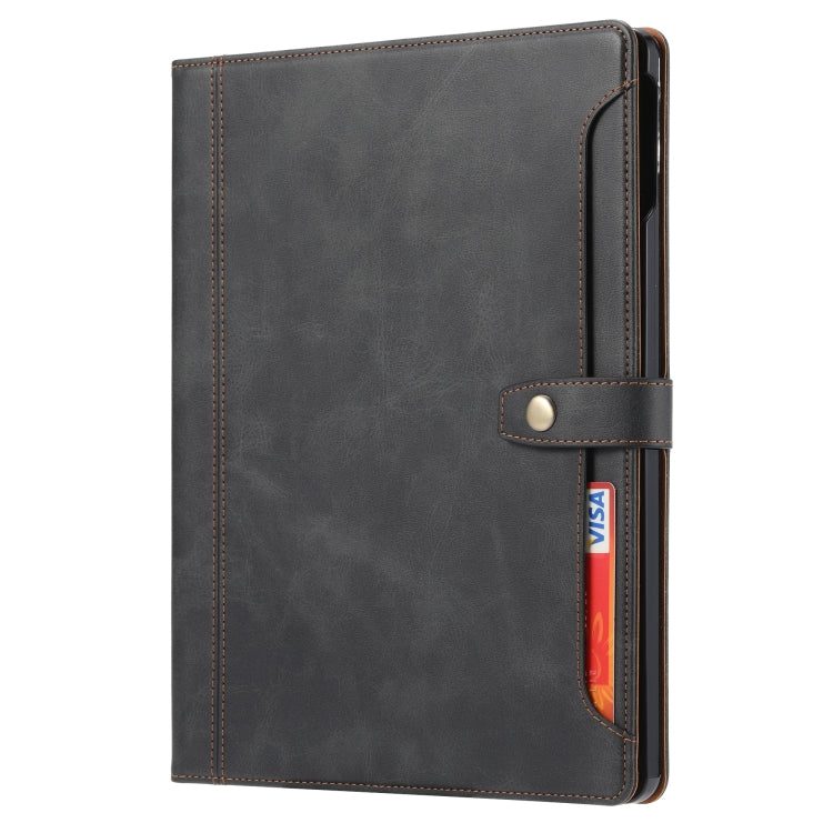 For iPad Pro 13 2025 / 2024 Calf Texture Double Fold Clasp Horizontal Flip Leather Smart Tablet Case