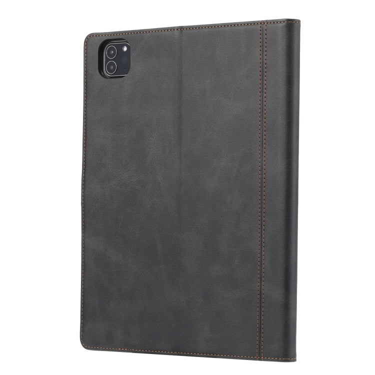 For iPad Pro 13 2025 / 2024 Calf Texture Double Fold Clasp Horizontal Flip Leather Smart Tablet Case