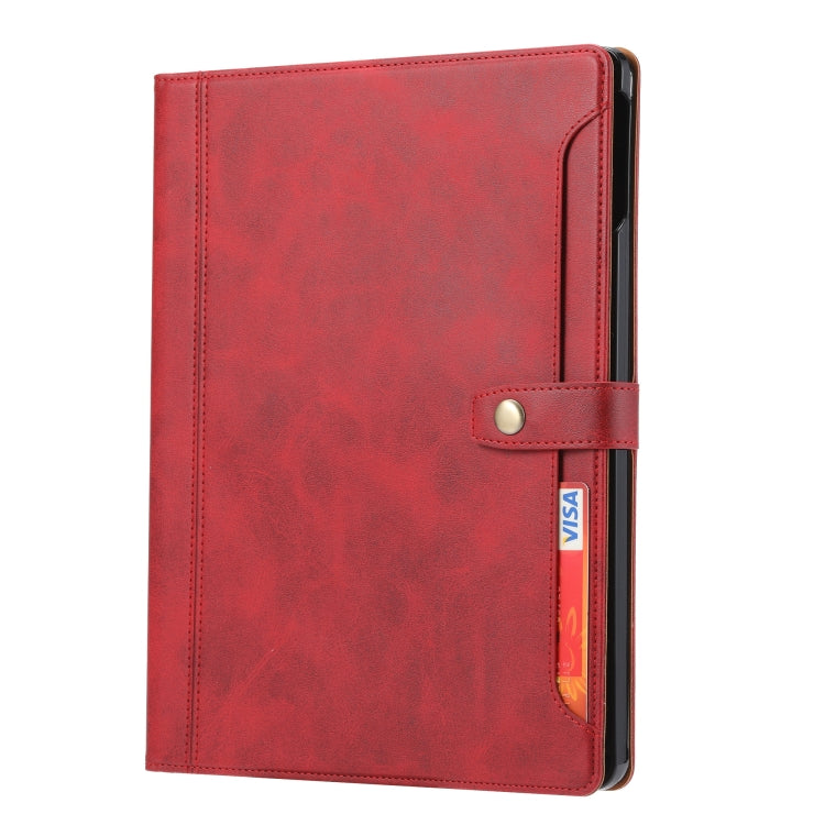 For iPad Pro 13 2025 / 2024 Calf Texture Double Fold Clasp Horizontal Flip Leather Smart Tablet Case