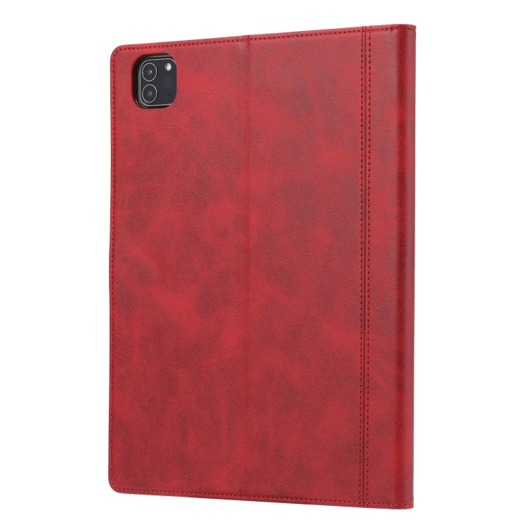 For iPad Pro 13 2025 / 2024 Calf Texture Double Fold Clasp Horizontal Flip Leather Smart Tablet Case