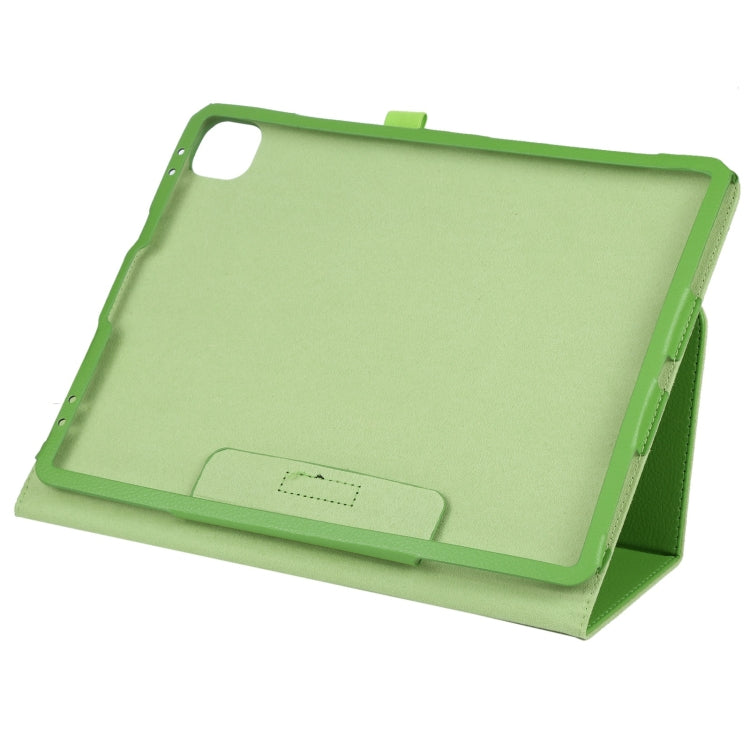For iPad Pro 13 2025 / 2024 Litchi Texture Solid Color Leather Tablet Case
