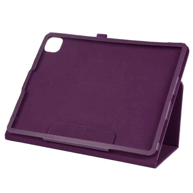 For iPad Pro 13 2025 / 2024 Litchi Texture Solid Color Leather Tablet Case